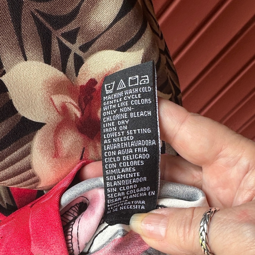 EUC Tropical Floral Midi Dress - Picture 11 of 13